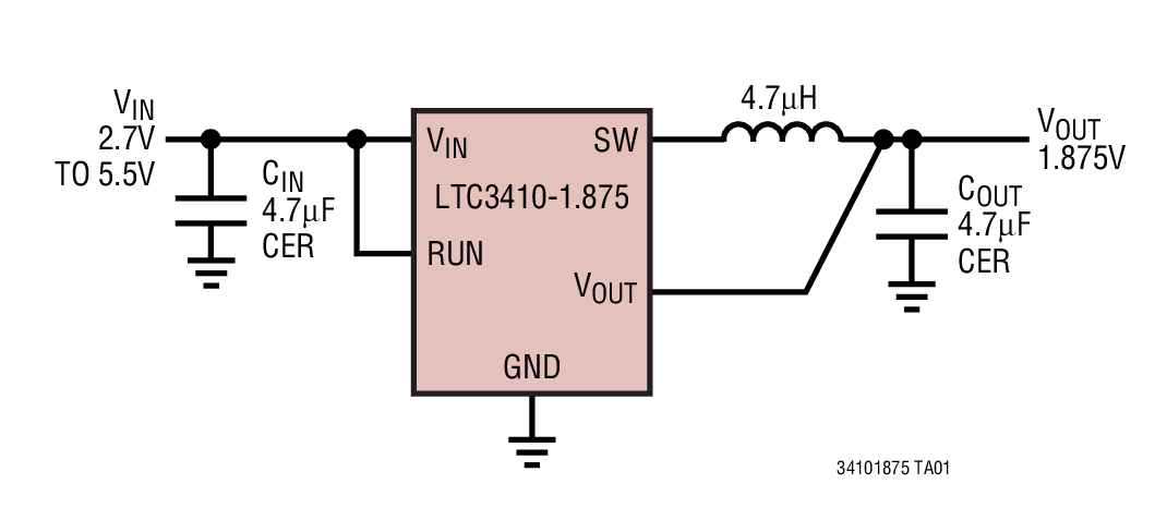 LTC3410-1.875Ӧͼһ